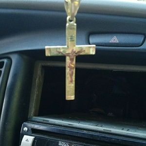 14k gold cross